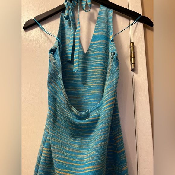 NWT Size Large Cotton Candy LA HALTER KNIT MAXI DRESS - Picture 2 of 10
